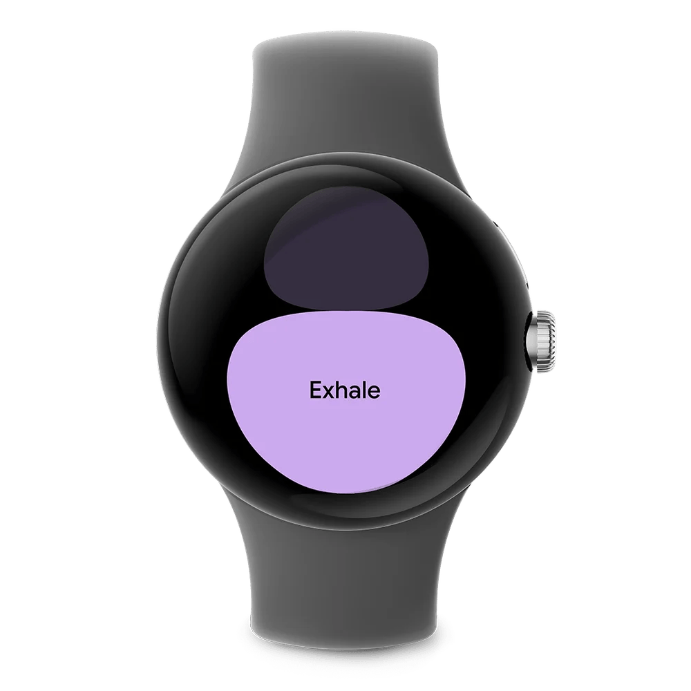 L'application Fitbit Relax sur la Pixel Watch