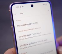Google Pixel 8 - SMS par satellite // Source : Frandroid