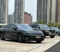 BYD, Denza et Fangchengbao, 3 des 4 marques maison.