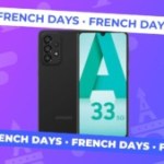Samsung Galaxy A33 : moitié prix pendant les French Days pour ce smartphone qui reste encore une valeur sûre Samsung Galaxy A33 : moitié prix pendant les French Days pour ce smartphone qui reste encore une valeur sûre