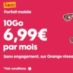 Sosh lance un nouveau forfait mobile 10 Go à petit prix pour faire face à la concurrence
