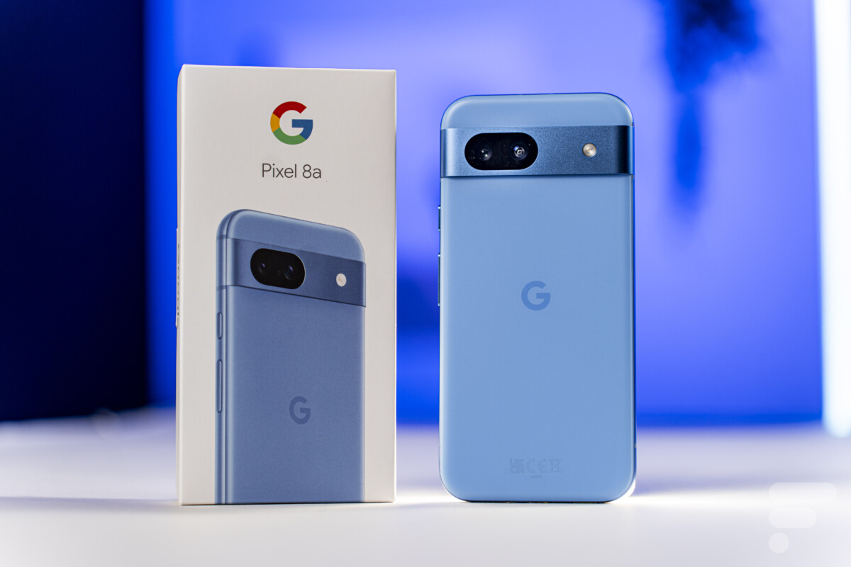 Google Pixel 8a // Source : Chloé Pertuis pour Frandroid Google Pixel 8a // Source : Chloé Pertuis pour Frandroid