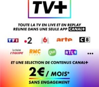 L'offre TV+ de Canal+ à 2 euros par mois // Source : Canal+