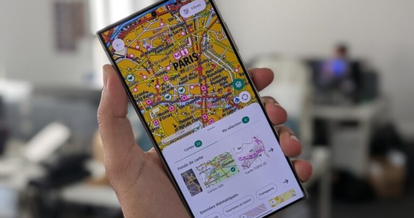 L'application Cartes IGN // Source : Frandroid L'application Cartes IGN // Source : Frandroid