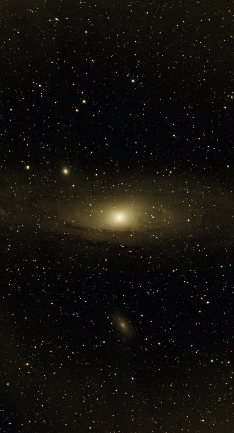 La galaxie d'Andromède prise avec le Vespera II