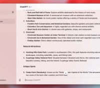 L'interface de l'appli ChatGPT sur macOS // Source : ChatGPT