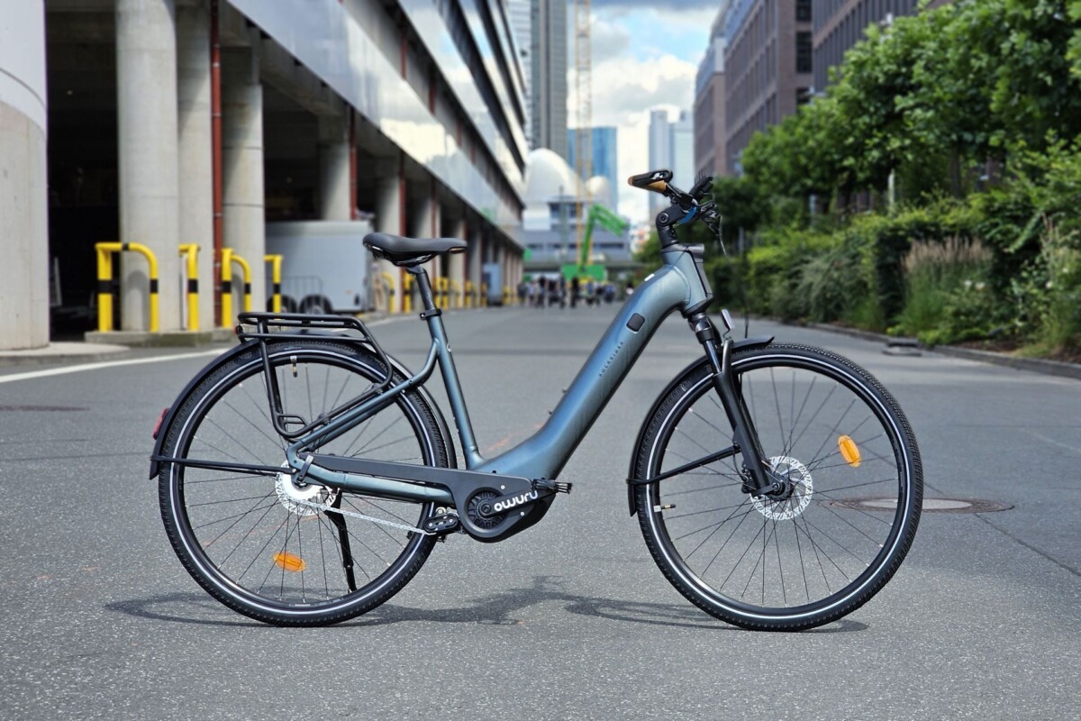 Le VTC électrique Decathlon Rockrider E-ACTV 900. // Source : M. Lauraux pour Frandroid Le VTC électrique Decathlon Rockrider E-ACTV 900. // Source : M. Lauraux pour Frandroid
