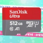Cette microSD SanDisk Ultra de 512 Go est à prix très bas pour les soldes Cette microSD SanDisk Ultra de 512 Go est à prix très bas pour les soldes