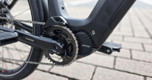 Le moteur EP5 pour vélos électriques. // Source : M. Lauraux pour Frandroid Le moteur EP5 pour vélos électriques. // Source : M. Lauraux pour Frandroid