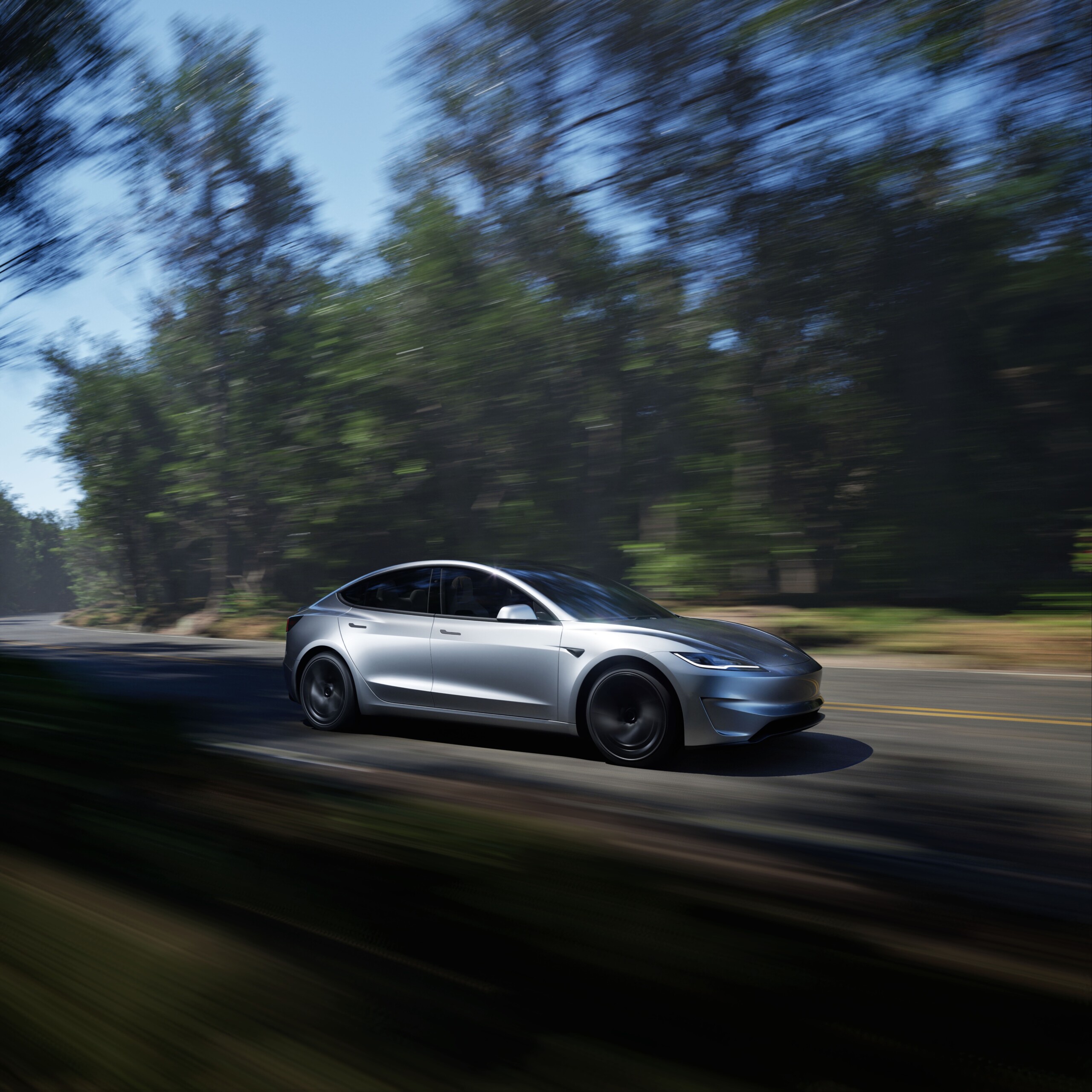 Tesla Model 3 Quicksilver - 00001