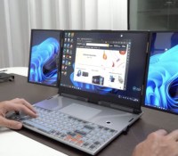L&rsquo;ordinateur portable à trois écrans : la nouvelle tendance qui frôle l&rsquo;excès