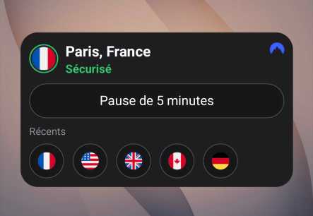Widget NordVPN