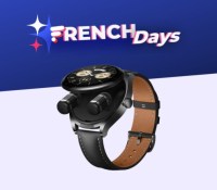 La montre connectée avec écouteurs intégrés Huawei Watch Buds // Source : Frandroid La montre connectée avec écouteurs intégrés Huawei Watch Buds // Source : Frandroid