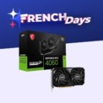 La Nvidia GeForce RTX 4060 est de retour à très bon prix pendans les French Days sur Amazon La Nvidia GeForce RTX 4060 est de retour à très bon prix pendans les French Days sur Amazon