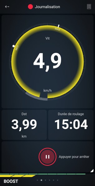 O2feel Vern FS 7 Adventure appli Shimano compteur