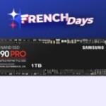 Samsung 990 Pro : le plus véloce des SSD NVMe a lui aussi droit à une forte réduction de prix pendant les French Days Samsung 990 Pro : le plus véloce des SSD NVMe a lui aussi droit à une forte réduction de prix pendant les French Days