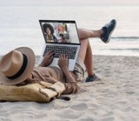 Asian man traveler photographer are taking photo and use laptop at beautiful forest. Travel photography, blogger, vlogger, camping, work aboard, adventure lifestyle, hipster, tourism concept.; Shutterstock ID 1690123849; Purchase Order: -