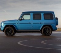 Mercedes Classe G électrique, qui possède une batterie avec une nouvelle anode réalisée à base de silicone