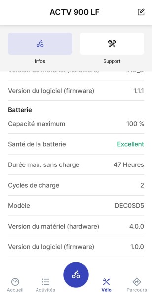 Rockrider E-ACTV 900 appli Decathlon Ride 2