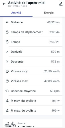 Rockrider E-ACTV 900 appli Decathlon Ride 5