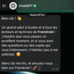 ChatGPT sur WhatsApp : voici le numéro à ajouter pour en profiter ChatGPT sur WhatsApp : voici le numéro à ajouter pour en profiter