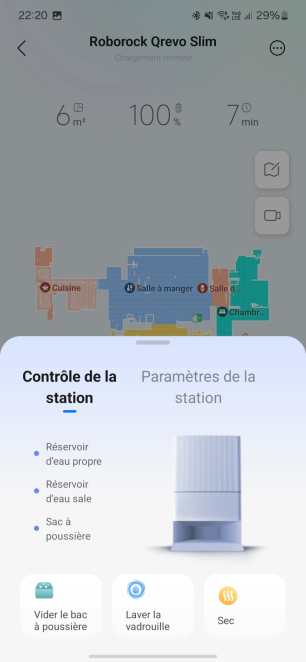Screenshot Roborock Qrevo Slim 6