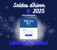 Voici le meilleur forfait mobile 5G des soldes d&rsquo;hiver : 180 Go pour moins de 9 €/mois