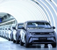 L'usine de production de la BYD Dolphin