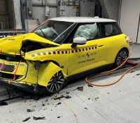 Mini Cooper E EuroNCAP / Crédit : EuroNCAP Mini Cooper E EuroNCAP / Crédit : EuroNCAP