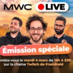 Frandroid sort le grand jeu avec un live Twitch spécial MWC de 4h : duplex, grandes annonces, jeu et débat au programme Frandroid sort le grand jeu avec un live Twitch spécial MWC de 4h : duplex, grandes annonces, jeu et débat au programme