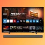 La bonne affaire du jour : ce TV QLED 4K Philips Ambilight de 65&Prime; + barre de son à prix cassé