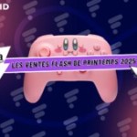 Toute rose et mignonne, voici la manette Switch Kirby sans-fil sous licence officielle de Nintendo à -20 % à la fin des ventes flash Amazon