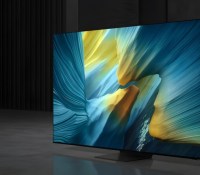 Le TV Samsung S95F, ici en version 65 pouces. // Source : Samsung Le TV Samsung S95F, ici en version 65 pouces. // Source : Samsung