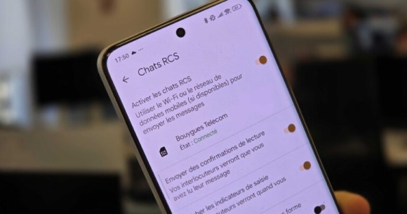L'activation des Chats RCS sur Google Messages // Source : Frandroid L'activation des Chats RCS sur Google Messages // Source : Frandroid