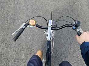 Un vélo électrique sage, à assistance douce. // Source : M. Lauraux pour Frandroid
