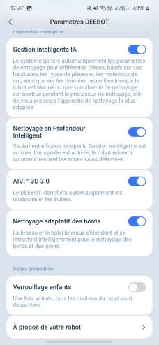 Screenshot Ecovacs Deebot X8 Pro Omni 2