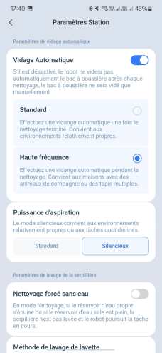 Screenshot Ecovacs Deebot X8 Pro Omni 5