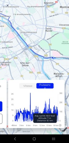 Iweech Promenade appli trajets stats