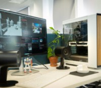 Le PC Astral IA de Materiel.net, avec un outil de génération d'images par IA tournant sous Blender.