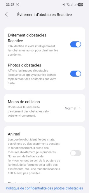 Screenshot Roborock Saros Z70 5