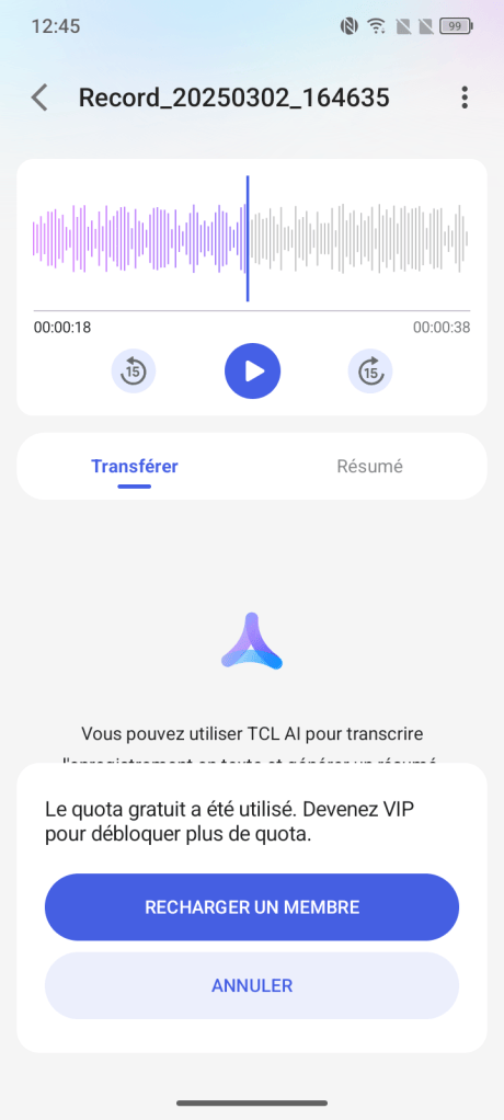 TCL 60 SE - IA payante 1