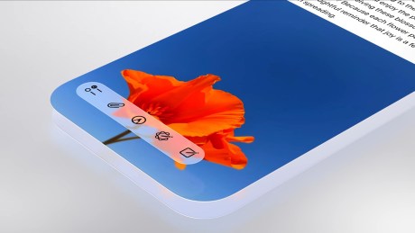 L'interface Liquid Glass d'Apple // Source : capture Frandroid