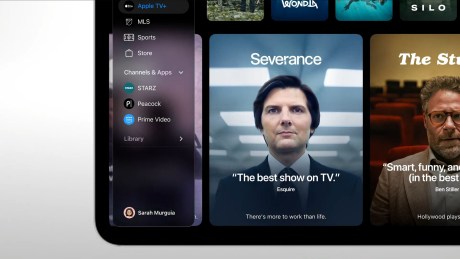L'interface Liquid Glass d'Apple // Source : capture Frandroid
