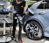 Test de rendement lors d'une recharge // Source : ADAC