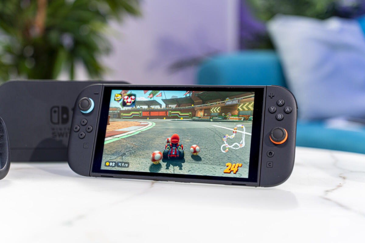 La Nintendo Switch 2 // Source : Chloé Pertuis - Frandroid La Nintendo Switch 2 // Source : Chloé Pertuis - Frandroid