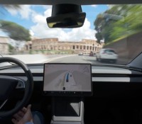 Tesla FSD à Rome