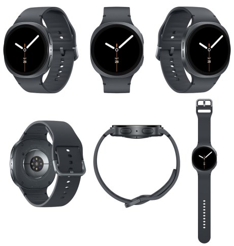 La Samsung Galaxy Watch 8 noire