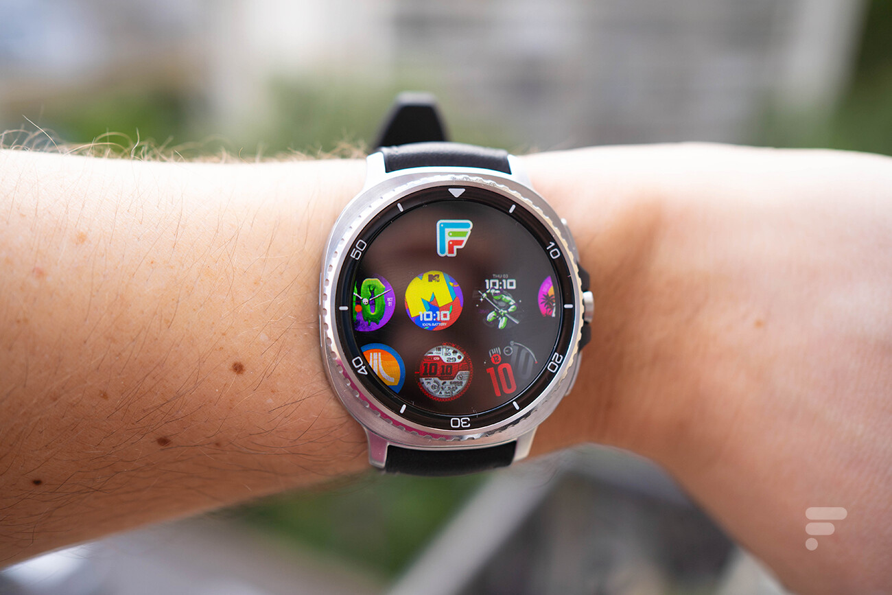 L'application Facer sur la Samsung Galaxy Watch 8 Classic