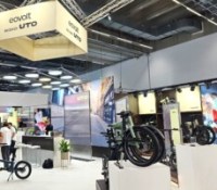 Le stand de la marque Eovolt, désormais UTO, à l'Eurobike 2025. // Source : M. Lauraux pour Frandroid Le stand de la marque Eovolt, désormais UTO, à l'Eurobike 2025. // Source : M. Lauraux pour Frandroid