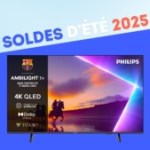 Ce TV QLED 4K 55″ Philips avec Ambilight et HDMI 2.1 ne coûte pas plus de 600 € pendant les soldes Ce TV QLED 4K 55″ Philips avec Ambilight et HDMI 2.1 ne coûte pas plus de 600 € pendant les soldes